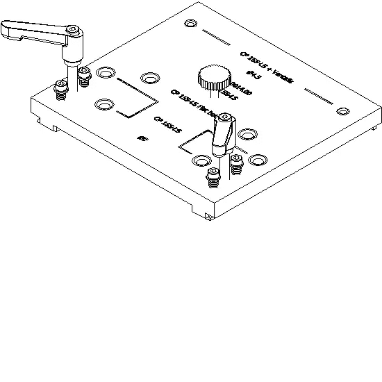 [097.0014] BORING JIG SCREW CONNECTION Reynaers