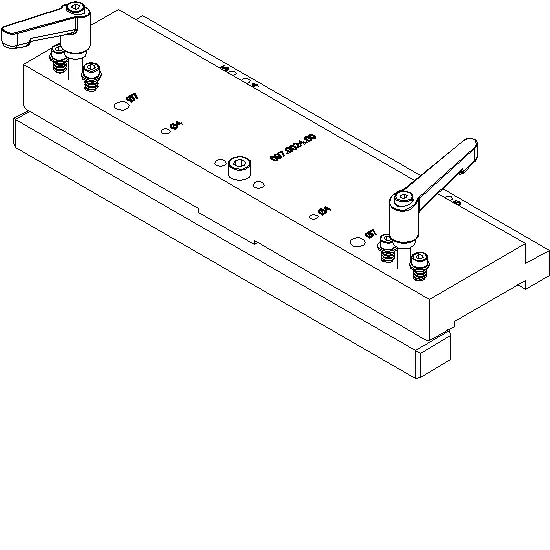 [097.0024] BORING JIG SCREW CORNER CLEAT + GLUE INJECT. Reynaers