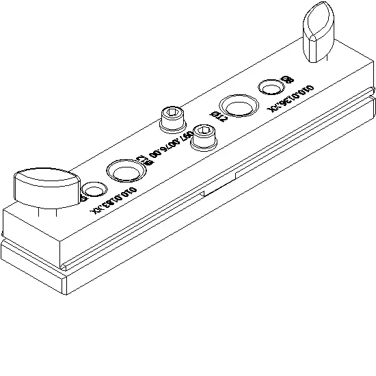 [097.0076] BORING JIG SCREW CORNER CLEAT Reynaers