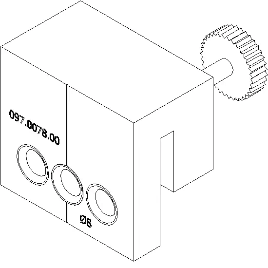 [097.0078] BORING JIG DRAINAGE Reynaers