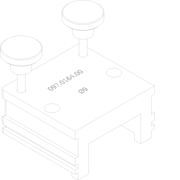 [097.0164] BORING JIG SCREW CORNER CLEAT Reynaers