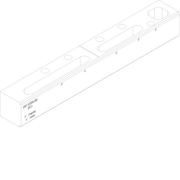 [097.0200] BORING JIG DOOR HINGE Reynaers