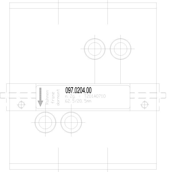 [097.0204] BORING JIG DOOR HINGE Reynaers