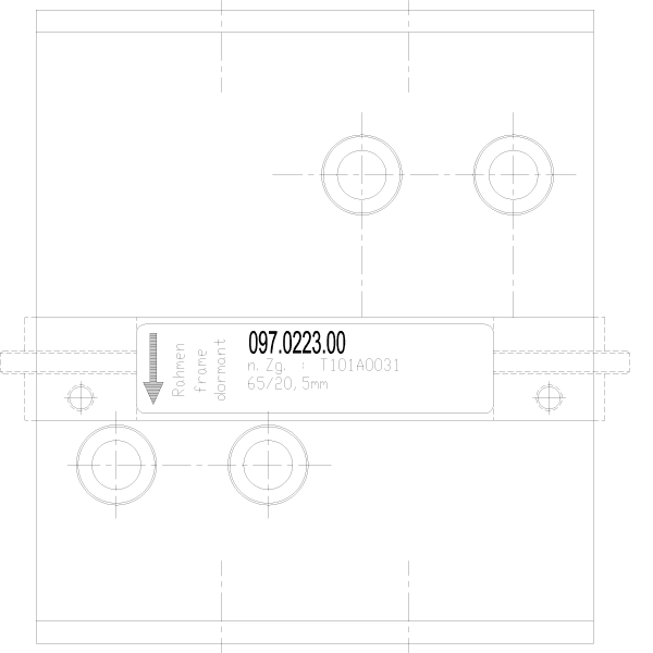 [097.0223] BORING JIG DOOR HINGE Reynaers