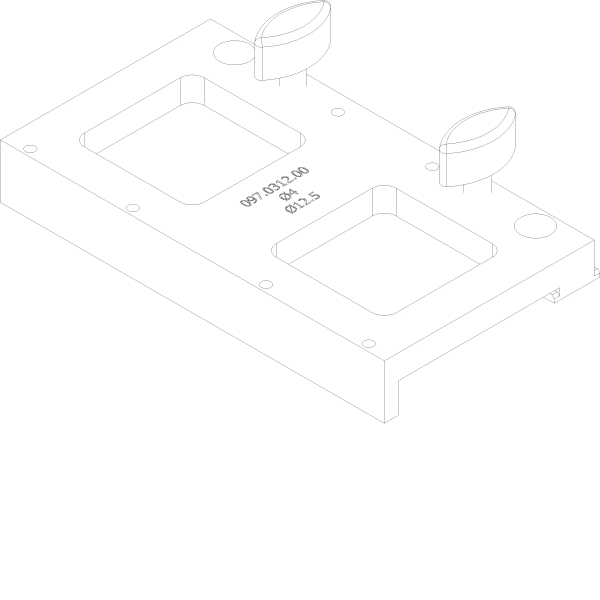 [097.0312] BORING JIG CORNER CLEAT Reynaers