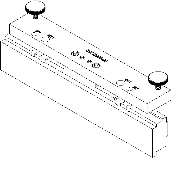 [097.0395] BORING JIG SCREW CORNER CLEAT Reynaers