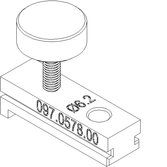 [097.0578] BORING JIG FIXATION TRANSOM Reynaers