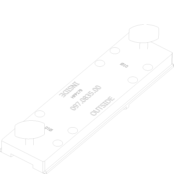 [097.0835] BORING JIG SCREW CORNER CLEAT Reynaers