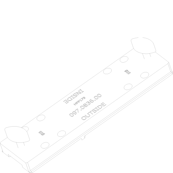 [097.0836] BORING JIG SCREW CORNER CLEAT Reynaers