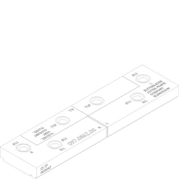 [097.0862] BORING JIG HINGE Reynaers