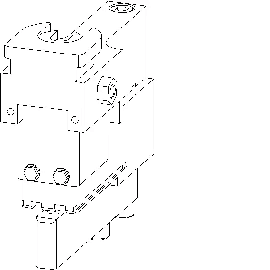 [097.P300] PUNCH UNIT SCREW CORNER CLEAT Reynaers