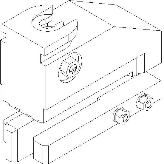 [097.T400] PUNCH UNIT SCREW CORNER CLEAT Reynaers