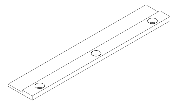 [80453201] Підкладка під скло 13,3 (110x37x2) Aluprof