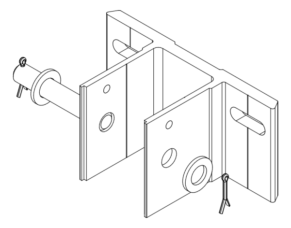 [8A003220] Консоль 1D 95 мм, фіксована Aluprof