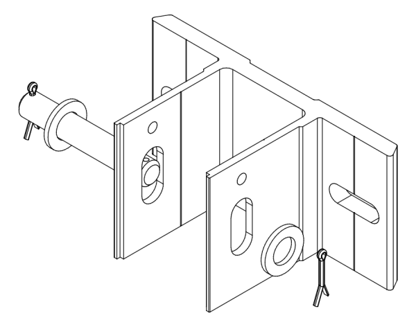 [8A003230] Консоль 1D 95 мм, пересувна Aluprof