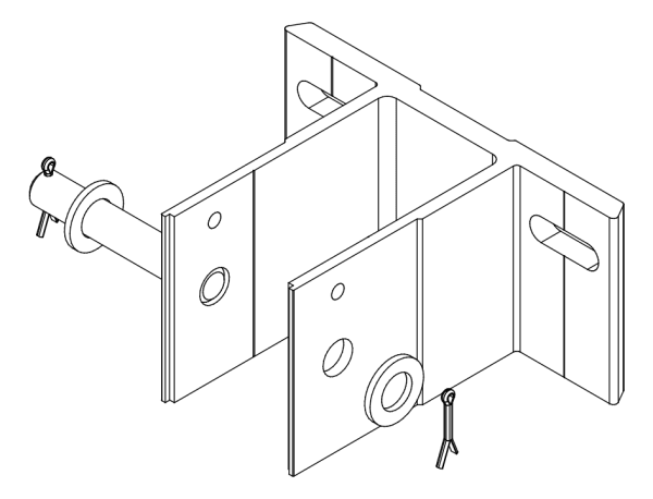 [8A003240] Консоль 1D 135 мм, фіксована Aluprof