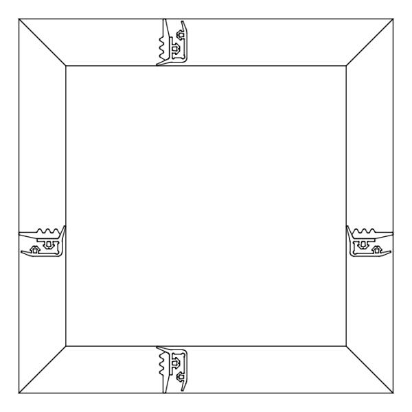 [8A006300] Рамка ущільнювача 8G00159X Aluprof