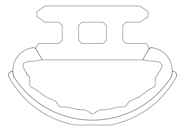 [8G001450] Ущільнювач ковзний 5 мм Aluprof