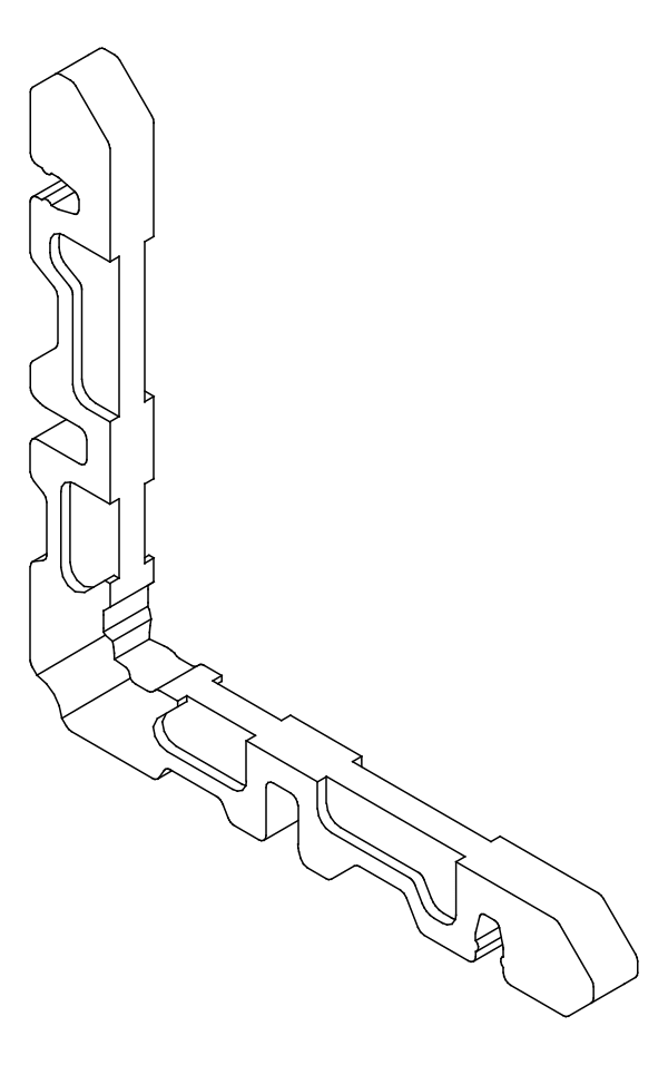 [80124702] Кутник 8,8x4,9 мм Aluprof