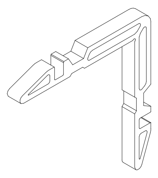 [8A007440] Кутник 8,9x7 мм Aluprof