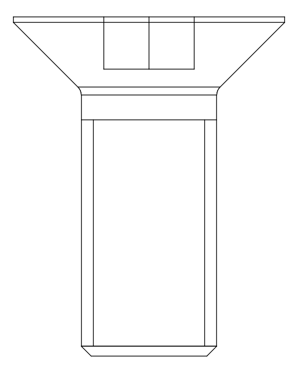 [7105A616] Гвинт M12x30 мм Aluprof
