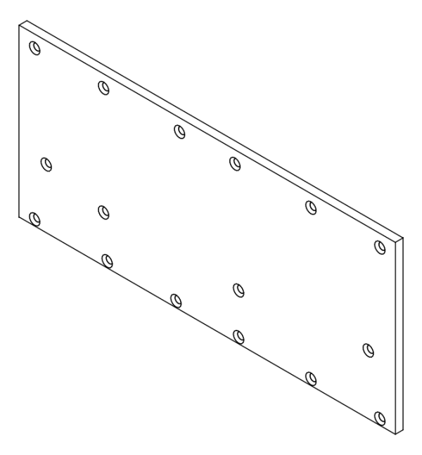 [8A009250] Маскуюча 292х129 мм, ліва Aluprof
