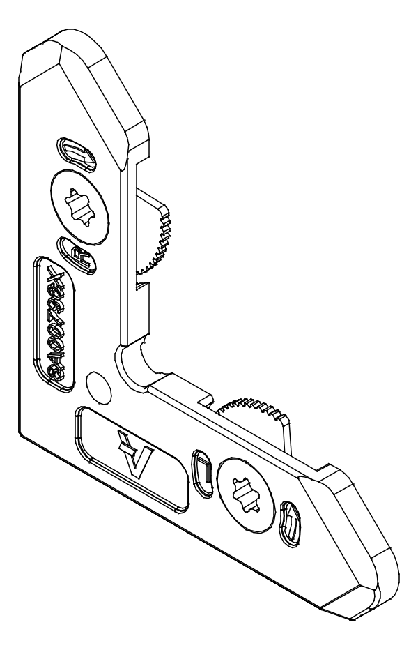[8A007960] Кутник дотягуючий 20,6 мм Aluprof