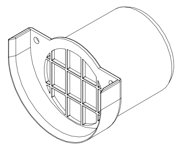 [8A003310] Злив із лотка o50 мм Aluprof