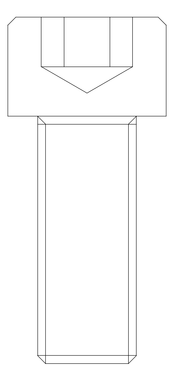 [7108A514] Гвинт М10х25 мм Aluprof