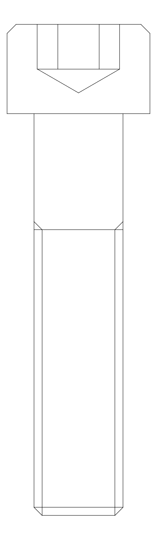 [7108A519] Гвинт М10х45 мм Aluprof