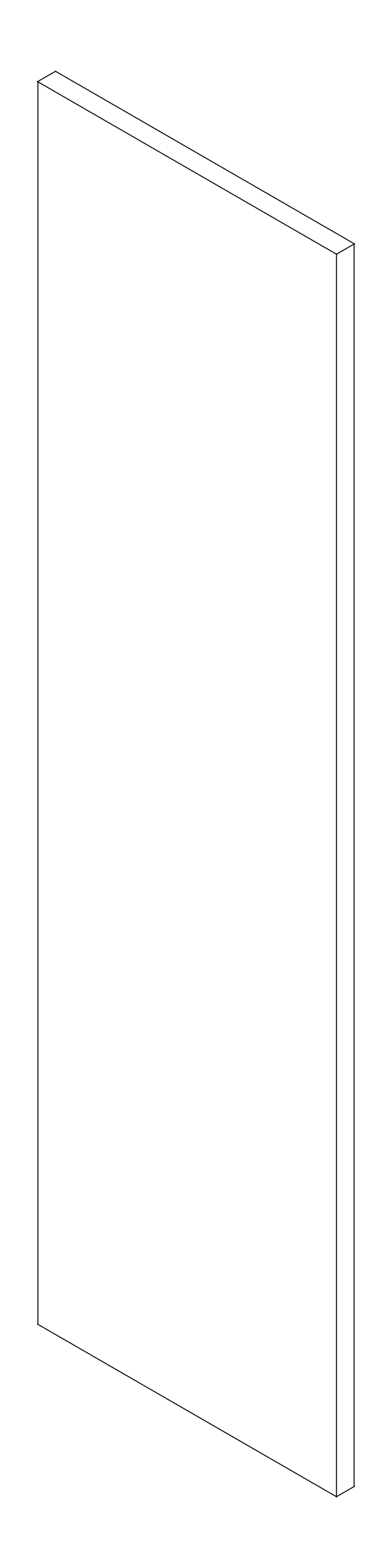 [8A009890] Вставка ковзна 90х25 мм Aluprof