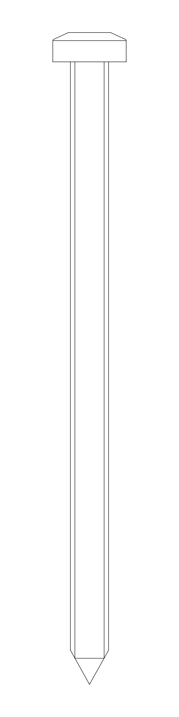 [74000122] Гвинт 5,5х89 мм Aluprof