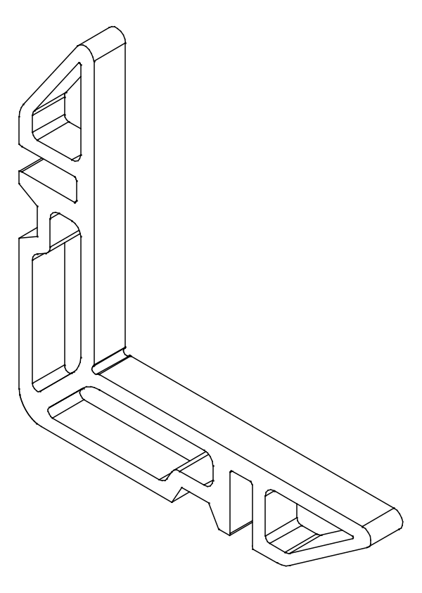 [8A00800] Кутник 16,9х7,2 мм Aluprof