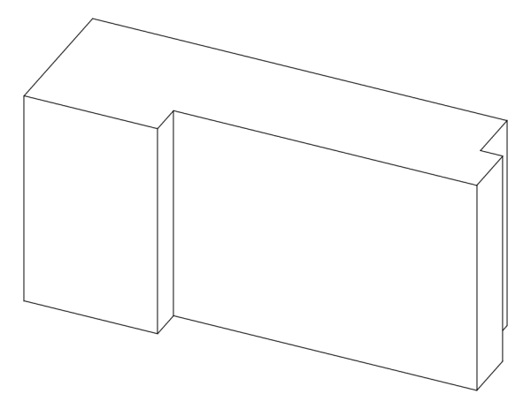 [80490123] Ущільнення 33,5x99,8x50 мм Aluprof
