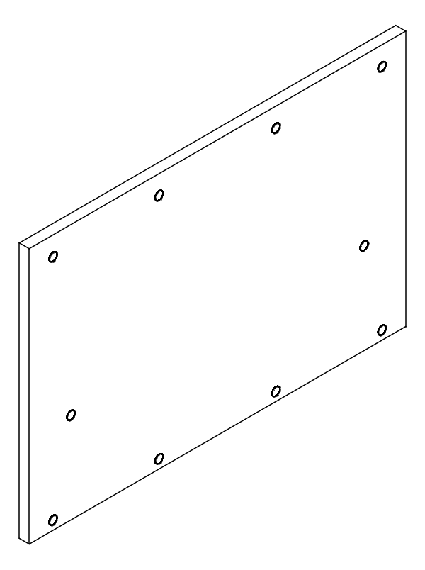 [121357] Ущільнення 190x129x5 мм Aluprof