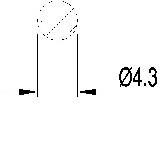 [080.9381] Ущільнювач 4.3 мм Reynaers