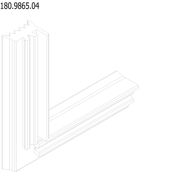 [180.9865] MOULDING PIECE Reynaers