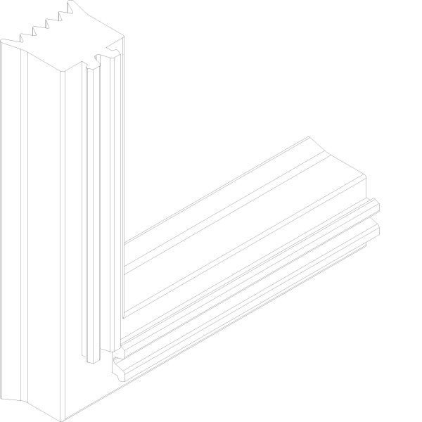 [180.9873] MOULDING PIECE 11/11 мм Reynaers