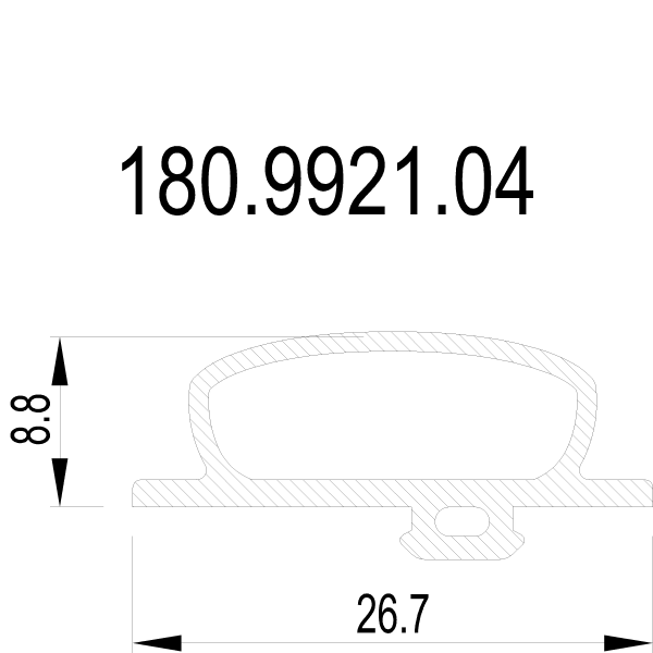 [180.9921] Ущільнювач Reynaers