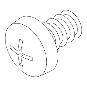 [70000015] Гвинт M3x6 мм Aluprof