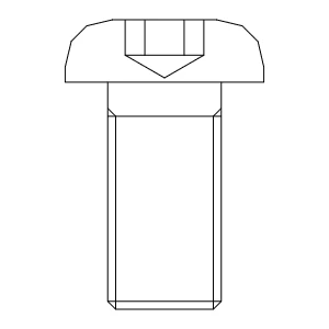 [7118A512] Гвинт M10x20 мм Aluprof