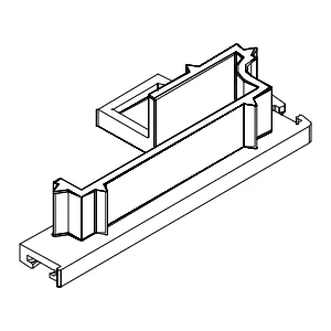 [80455070] Маскуюча стулки, нижня права Aluprof