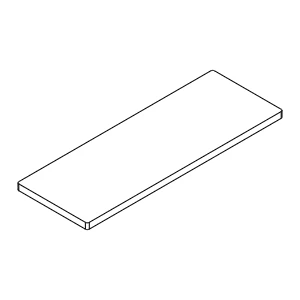 [80490075] Підкладка під скло 100x36x3 мм Aluprof