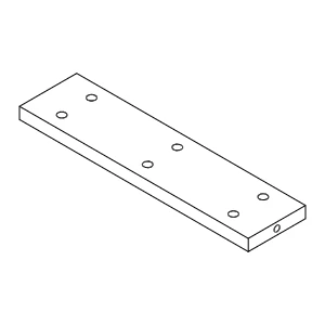 [8A002710] Плоска планка 200x50x10 мм Aluprof