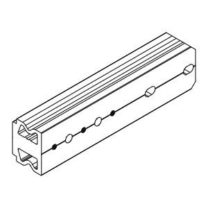 [8A005430] Вставка ригеля рухомого 129,5-149,5 мм (5,5 kN) Aluprof