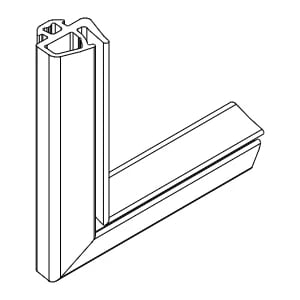 [8A006380] Кутник ущільнювача 8G00146 Aluprof