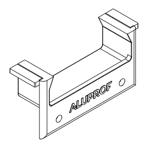 [8A006690] Вкладка ущільнююча кут Aluprof