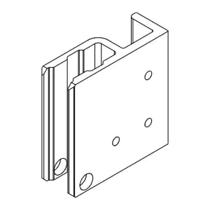 [8A012570] З'єднувач 120x40x120,5 мм, верхні Aluprof
