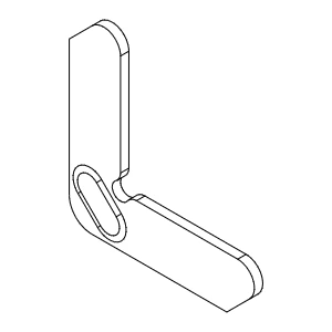 [8A013200] Кутник фіксуючий Aluprof