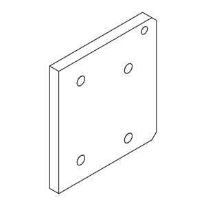 [8A013570] Монтажна планка 115x106x8 мм Aluprof